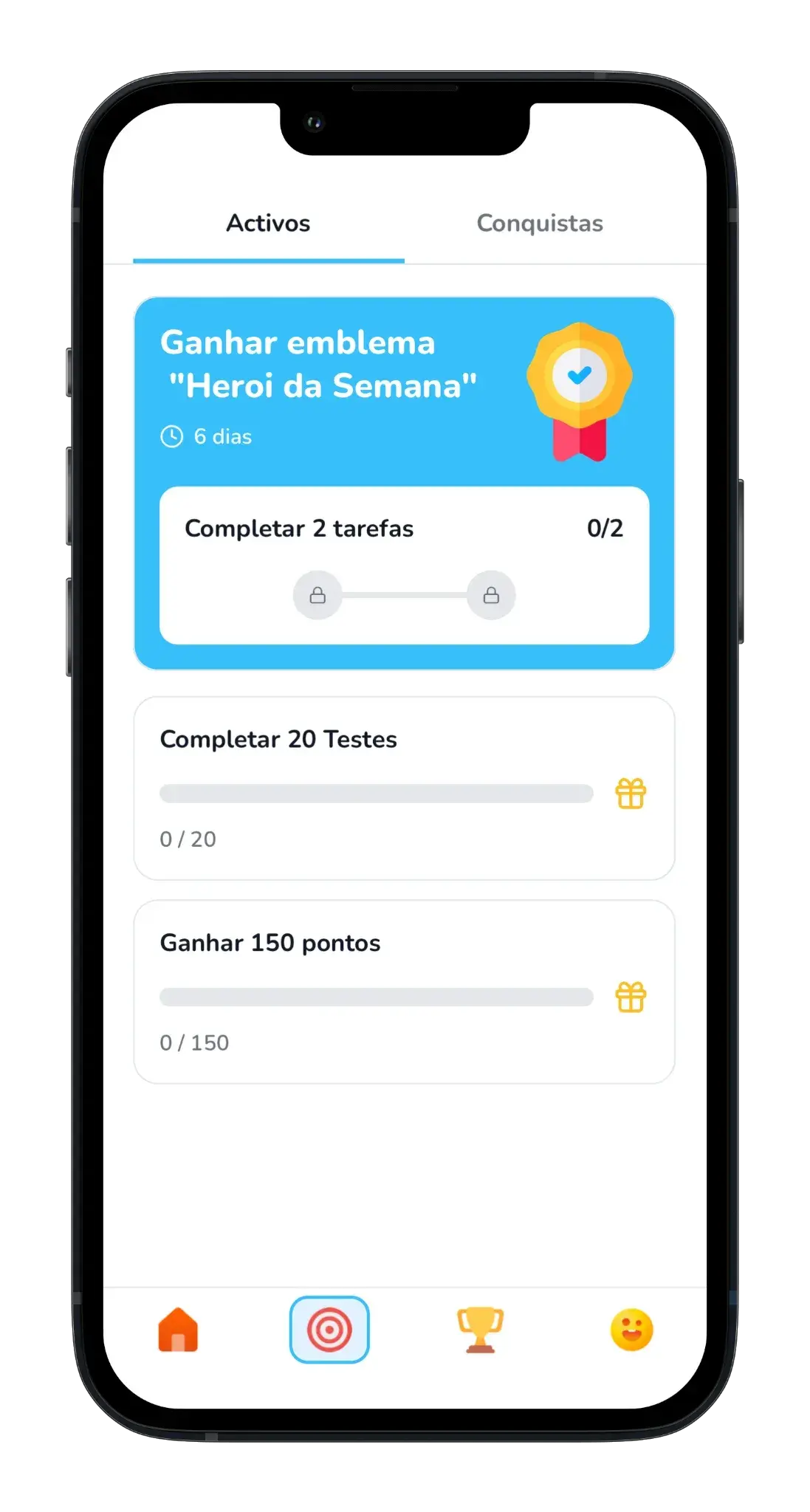Desafios e medalhas no Carta Já